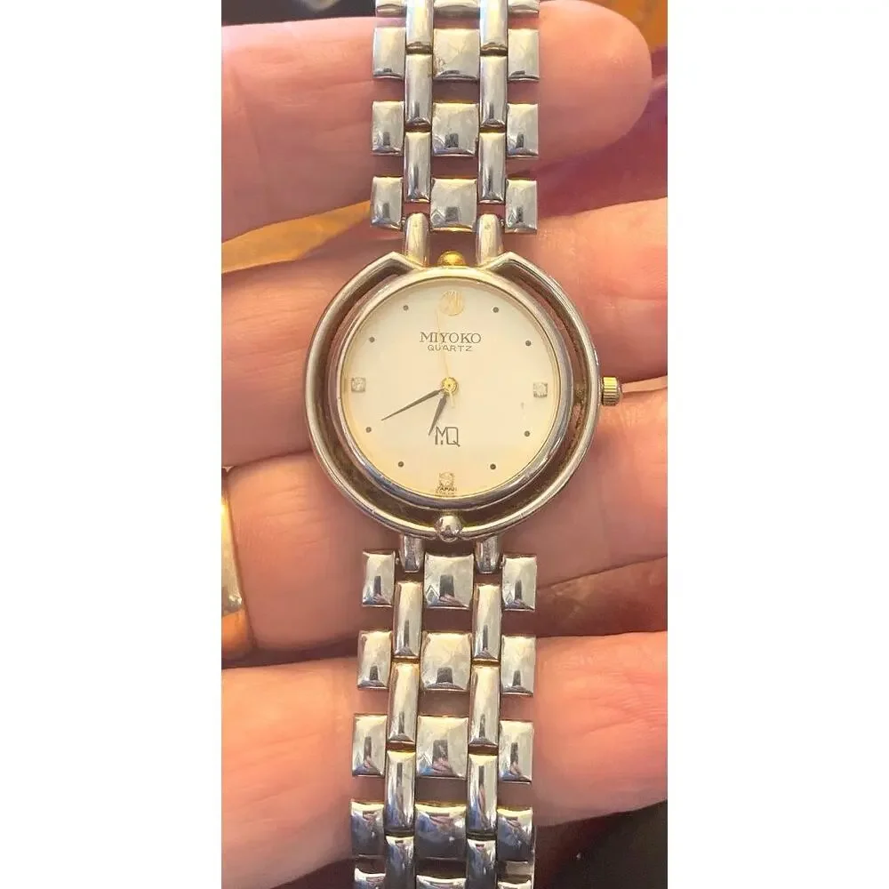 Women's Miyoko Quartz Watch, Silver Tone Band